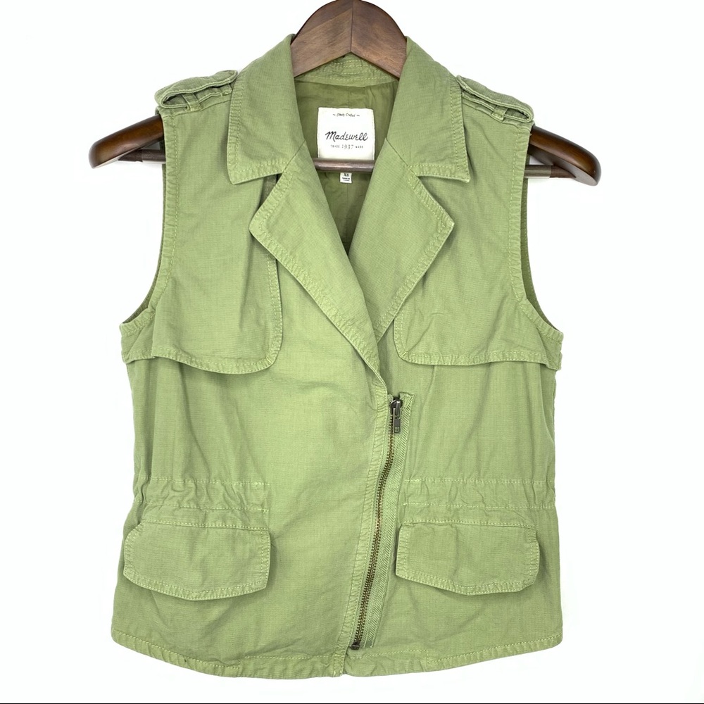 Madewell Sleeveless Zippered Vest XS